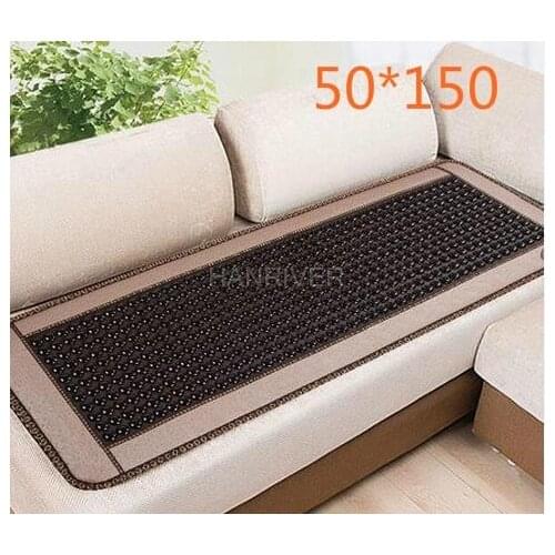 Black jade sofa cushion germanium stone ms tomalin sofa cushion heating health massager 220 v can be adjusted
