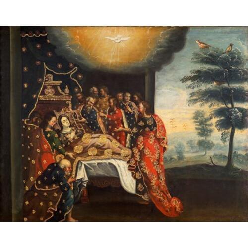 Home wall art decoration pictures classical religious virgin Mary oil paintings canvas printings printed on canvas