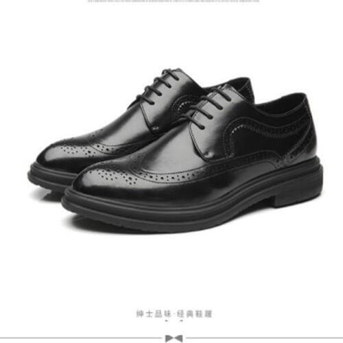 Classic black fashion Hidden heel shoes for men oxford leather shoes men formal zapatilla hombre office business male flats