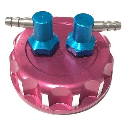 1PC CNC Aluminum Alloy Oil Drum Cover Metal Oilcan Cap Fuel Tank Box Lid Oiler Accessories for RC Fixed Wing Aircraft Drone