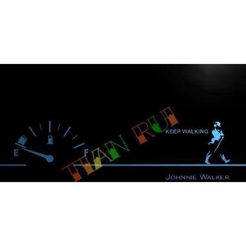 LE188- Johnnie Walker Keep Walking Fuel LED Neon Light Sign home decor crafts