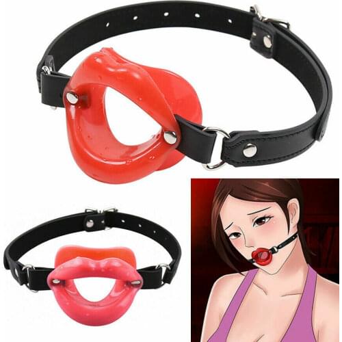 Manyjoy BDSM Sex Slave Silicone Lips O Ring Open Mouth Gag Oral Fetish Bondage Restraints Erotic Toy Sex Toy For Couples