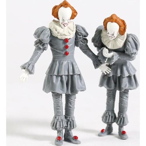 Pennywise Mini PVC Figures Toys 2pcs/set 8cm