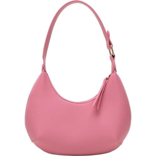 NEWDISCVRY Womens Designer Brand Handbags High Quality Leather Underarm Shoulder Bag Simple Tote Bags Borsa a tracolla Bolsas