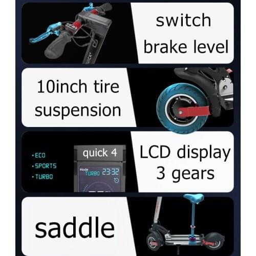 Wholesale Electric Scooter Spare Parts for Quick 4 Models,E-scooter After-sale Components Original Switch with USB Charging Port