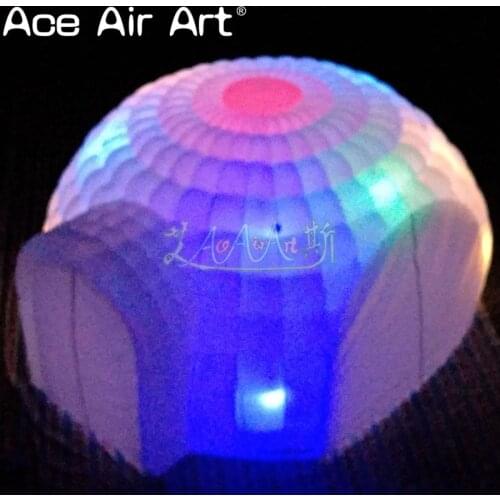Portable color changing inflatable lighting dome tent model inflatable party dome for parties and Events