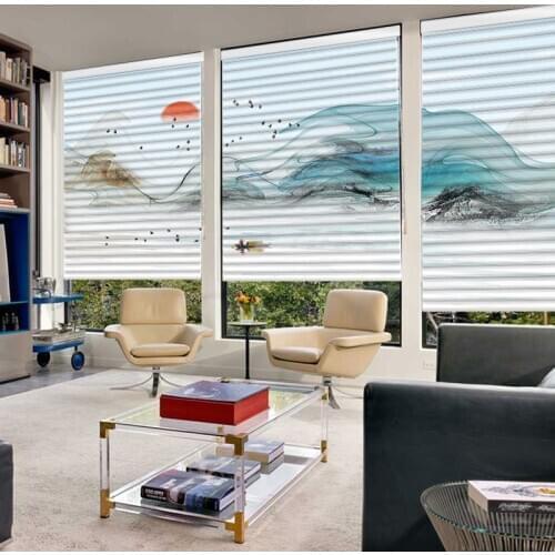 Chinese style Roller blinds, Can be customized pattern and size, Actual size please note.Curtains