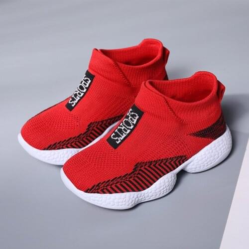 9S4U 2019 Cute Girls autumn Fashion Reflective Sneakers Kid/teen Elastic band Slip On Casual Trainers Children School Shoes