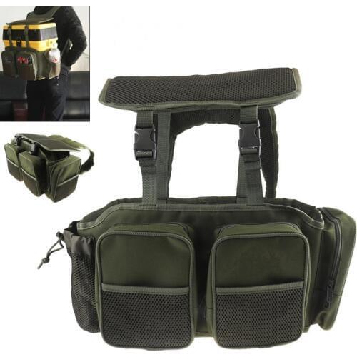 Large Capacity Multifunction Fishing Box Bag Nylon Fabric Backpack Fishing Gear Storage Bag