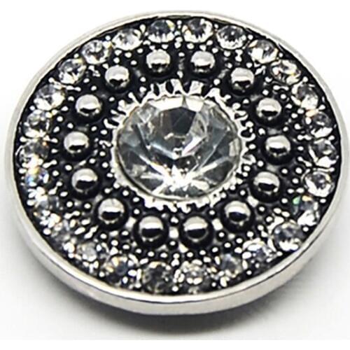 High Quality Snap Button Charm Rhinestone Style Snap button Jewelry For DIY Jewelry