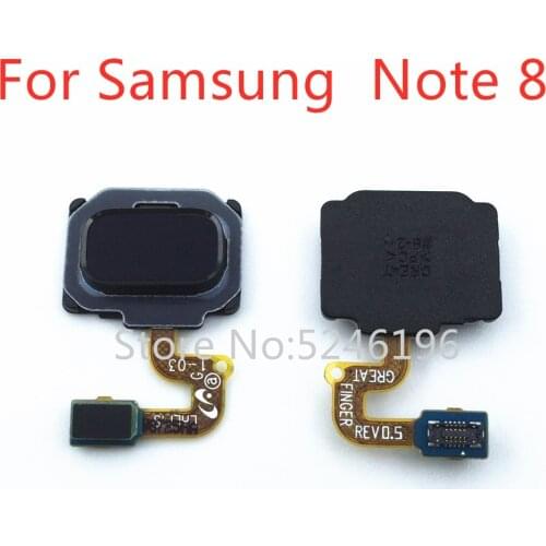 1pcs Original Fingerprint Sensor Flex Cable For Samsung Galaxy Note 8 Note8 SM-N950 N950F N950U N950N N9500 Touch ID Replace