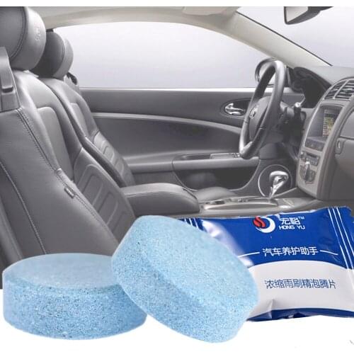 10pcs/set Car Wiper Detergent Windshield Cleaner Effervescent Tablets Washer Auto Glass Wash Cleaning Compact Concentrated Tool