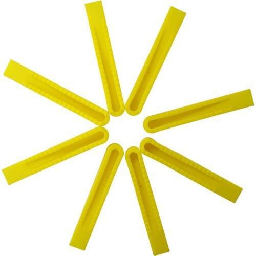 200pcs Yellow Wedges Small Wall Floor Tile Leveling System Tools