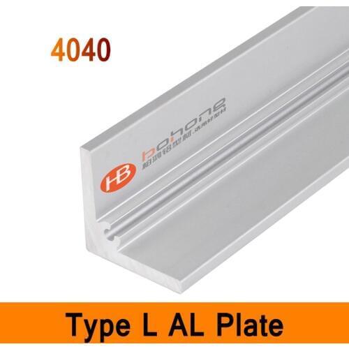 4040 Type L Aluminium Profile Long Angle Plate EN CE ISO DIY Brackets AL 3D DIY Printer Frame Metal Connector Sheet Workbench