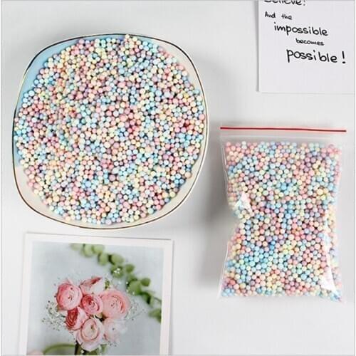 DIY Ma Caron color foam ball flow Star gift box slime filled particles gifts surprise gift accessories 2019 hot sale 10g 25g/bag