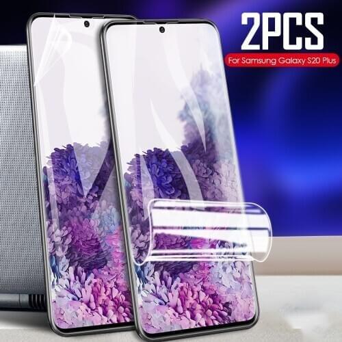 2PCS Hydrogel Film For Samsung Galaxy s20 s20plus s20ultra s10 s10plus s9 s9plus s8 s8plus Screen Protector Film Not Glass
