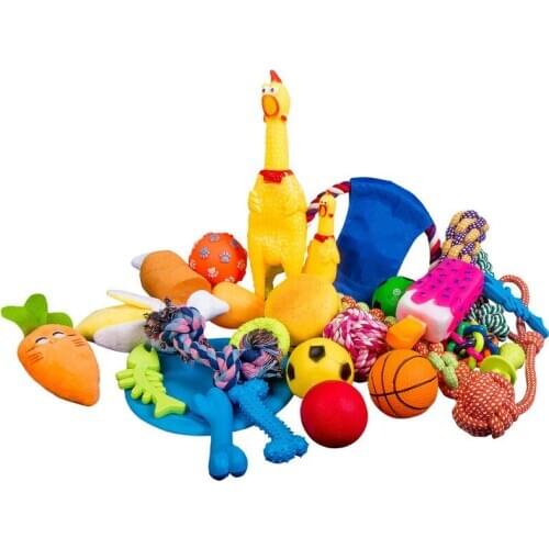 Suit Pet-Toy Dog Cat Molar Squeak Basketball Vegetables Chicken Leg Hamburger Flip Flop Screaming Chicken Bite Resistant Clean