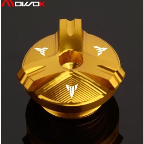 Motorbike Aluminum High Quality CNC Engine Oil Filler Cup Cap For YAMAHA MT07 MT03 MT25 MT01 2005-2011 2015-2017 MT10 MT-10