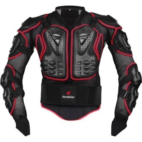 Motorcycle Full Body Protective Armor Jacket Spine Chest Protection Durable Unisex Body Protection