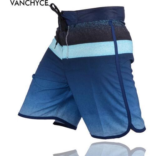 VANCHYCE Summer Shorts Men Board Shorts Brand Swimwear Men Beach Shorts Men Quick Dry Silver Mens Boardshorts Bermuda Short