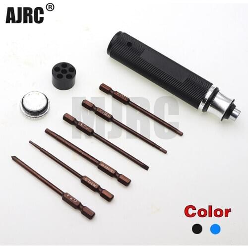 Magnetic 6-in-1 Hex Screwdriver Tool Kit for RC Helicopter Drone Aircraft Model Repair Tool Helicopter Wrench Driver RC Tool