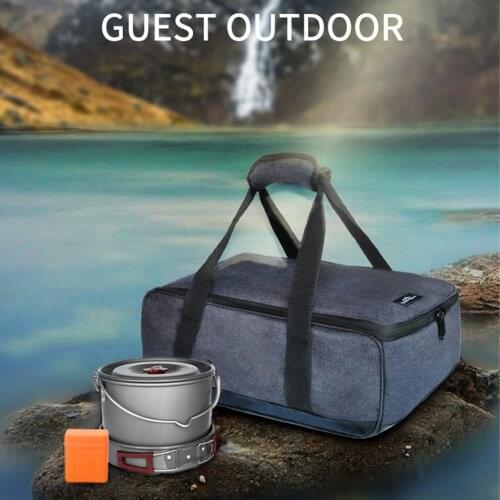 Cookware Kits Carry Bag Waterproof Shockproof Tote Case BBQ Cooker Bags Pack