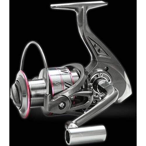 2020 New 13BB Left/Right Hand Spinning Fishing Reel 1000-7000 No Gap Metal Spool Gear Ratio 5.2:1 Reel Carp Fishing Gear Pesca