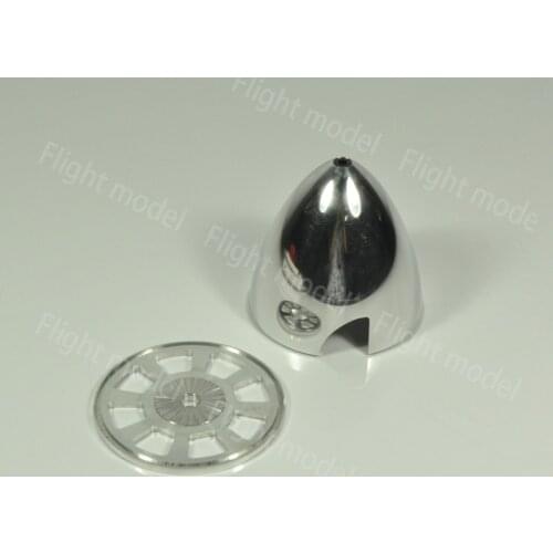 Drilled For DLE Engine CNC Aluminum Alloy Metal Gas Airplane RC Prop Spinner 3.5"/89mm For 2 Blades Propeller CW