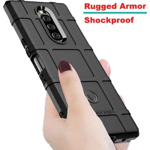 For Sony Xperia 1 Case Rugged Armor Shockproof Cover For Sony Xperia 1/xz4 Soft Silicon Button Protection For Sony Xperia XZ4