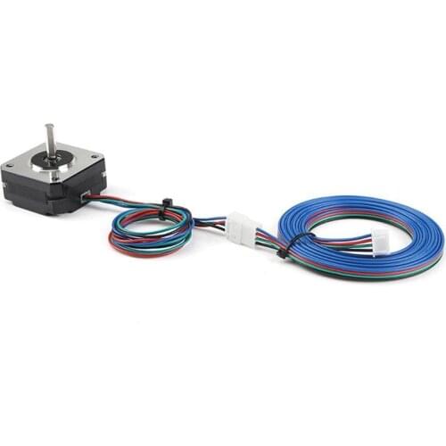 20MM High Torque Extension Cord 42 Stepper Motor (17HS4401) 2 Phase 4-lead Nema 17 Motor 1.5A 0.8N.M LOW NOISE Motor For CNC XYZ