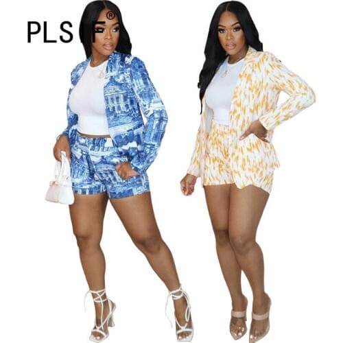 O Neck Long Sleeve Crop Top And Hot Short 2 Pieces Set Sexy Tight Club Party Lady Fashion Tracksuits