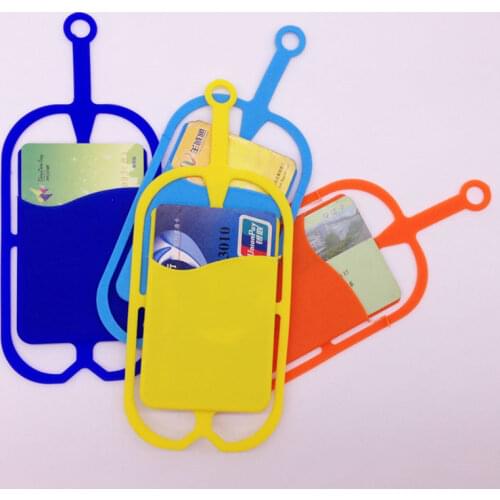 Universal Flexible Lanyards For Keys Id Credit Card Badge Holder Accessories Neck Novelty Mobile Phone Protection Case Silicone