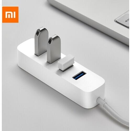 XIAOMI 4 Ports USB3.0 Hub with Stand-by Power Supply Interface USB Hub Extender Extension Connector Adapter for PC Laptop
