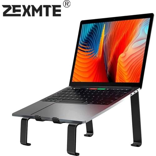 Aluminum Laptop Stand For Macbook Pro Air Notebook Stand Support Laptop Holder Desk Cooler 10-17 Inch Computer PC Tablet Dell