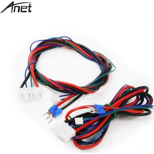 Anet 5pcs/lot 90cm Heated Bed Line Hot Bed Wire Hotbed cable for Mendel RepRap i3 3D printer A8 A6 A2