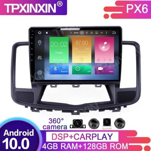 128G Android For Nissan Teana J32 2008-2013 Car Multimedia Player GPS Navigation Headunit Auto Radio Audio Stereo Tape Recorder