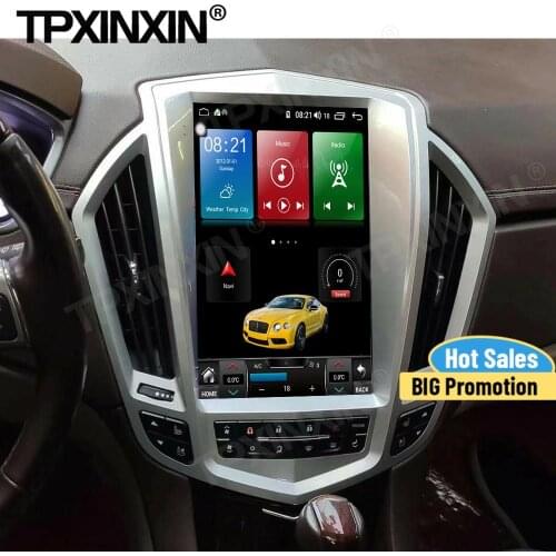 128GB Carplay Car Radio Stereo Receiver Android For Cadillac SRX 2009 2010 2011 2012 GPS Navigation Player Auto Audio Head Unit