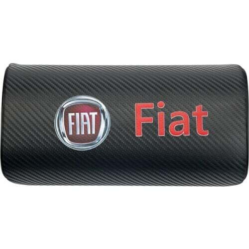 Car Styling for Fiat Panda Bravo Punto Linea Croma 500 595 car neck pillows both side pu leather single headrest