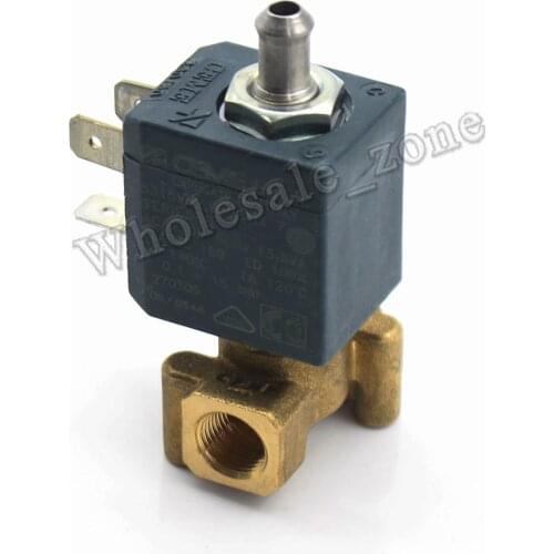 CEME 5315 Normally Closed 2/2 Way AC 230V G1/8" 15Bar Brass Electric Solenoid Valve for Coffee Makers Steam Air Water