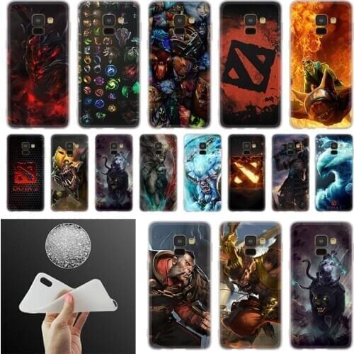 Dota 2 logo Phone Case For Samsung Galaxy A10 A20 A30 A40 A50 A60 A70 A6 A8 Plus A7 A9 2018 A3 A5 2017 Soft Cover Coque