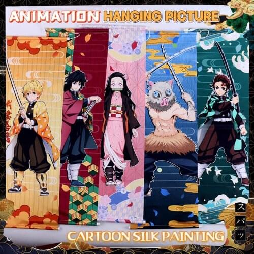 Two-dimensional ghost anime blade Nidouzi Tanjirou bedroom painting decoration dormitory Zenyi poster decoration wall painting