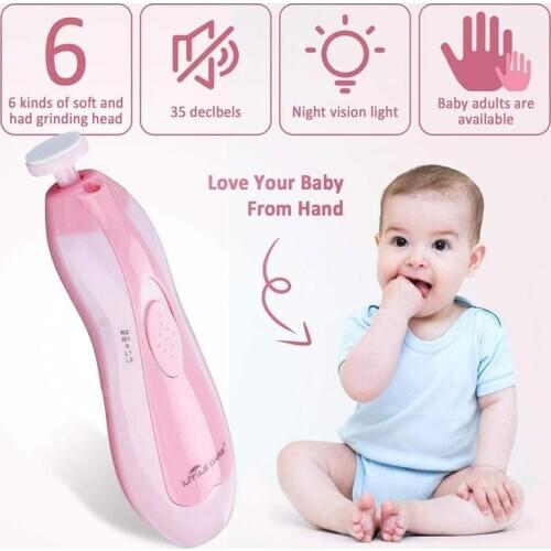 Electric Baby Nail File Clippers Toes Fingernail Cutter Perfect Compact And Lightweight Gifts Manicure Tool Trimmer Kids Na H9D3