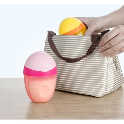 3 Lattice Baby Milk Powder Boxes Cartoon Penguin Formula Dispenser Resue Container Case Portable Food Storage Travel Boxes