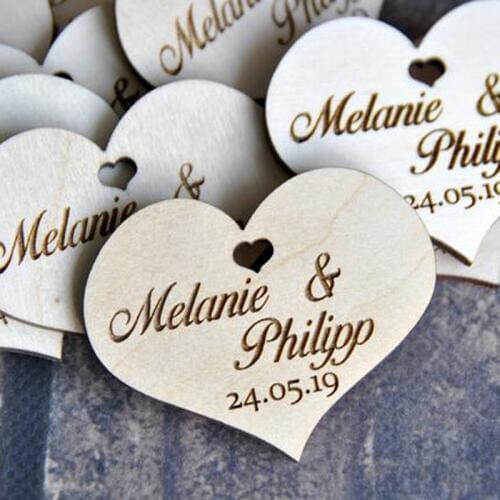 Heart Save the Date Magnet, Custom Engraved Wooden Save the Date, Wedding gifts for guests,Rustic Wedding Favors