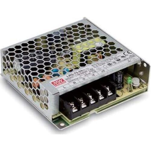 Meanwell Switching Power Supply 75W 12V 24V Original MW Taiwan Brand LRS-75-24 LRS-75-12