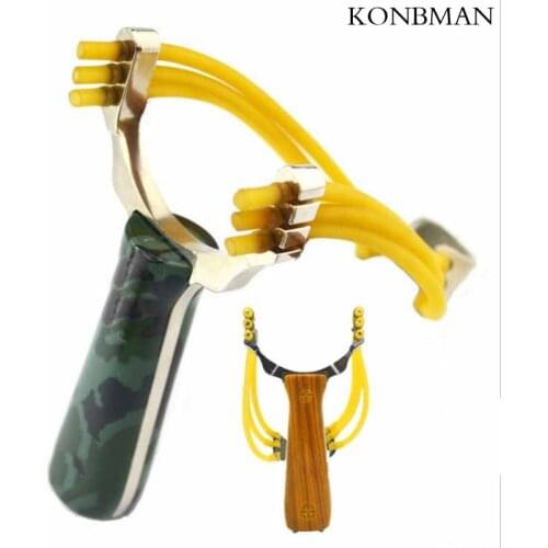 Powerful Aluminium Alloy Slingshot Crossbow Hunting Sling Shot Catapult Camouflage Bow Outdoor Camping Travel Kits