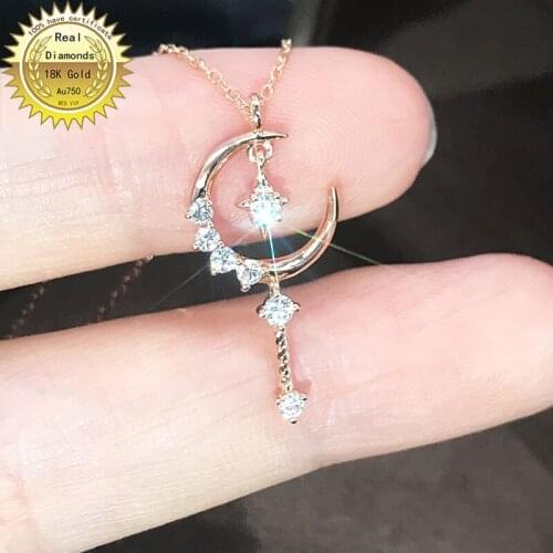 100% 18K white gold natural diamond necklace all use0.25ct diamond and have certificate HM035