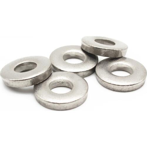 M3/M4/M5/M6/M8/M10-M24 Thickening Flat Washer 304 Stainless Steel Fat Washer Metal Gasket Meson Plain Washers