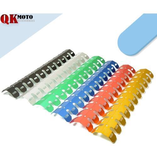 R QIANKONG Exhaust Muffler Pipe Leg Protector Heat Shield Cover For Yamaha YZ 125 250 YZ250F YZ450F XT 600 WR250F TW200 WR450F