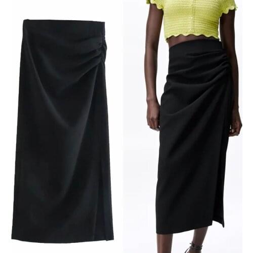 TRAF Wrap Pencil Skirts